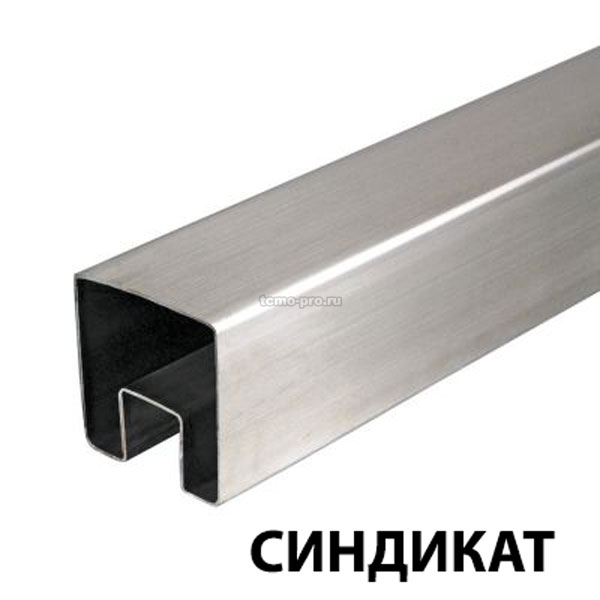 70-330 Поручень с пазом 40*40
