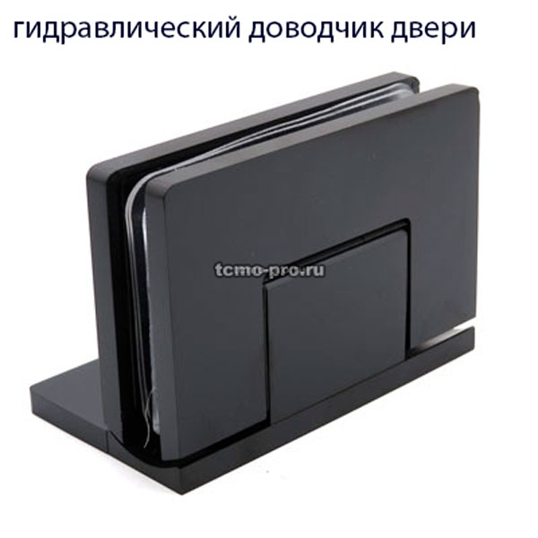 SND06-4808-L Стеклопетля с гидравлическим доводчиком