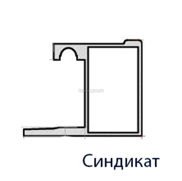 133-016-01 профиль направляющий нижний к раздвижной системе 133-016