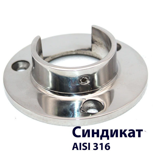 70-111-316 Фланец под поручень 42.4 с пазом