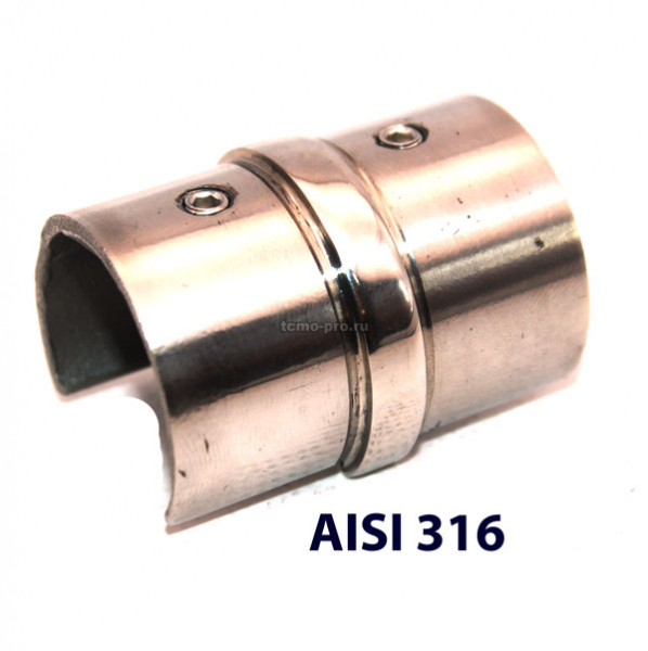 PR70-222-316 Соединитель для поручня с пазом d42.4 мм