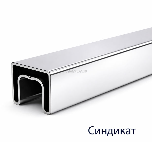 113-2521-6000 Поручень 25х21 с пазом 14х14 