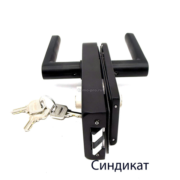 122-1601N Замок с нажимной ручкой и притвором