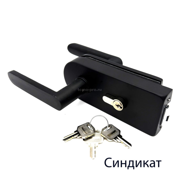 122-1601N Замок с нажимной ручкой и притвором