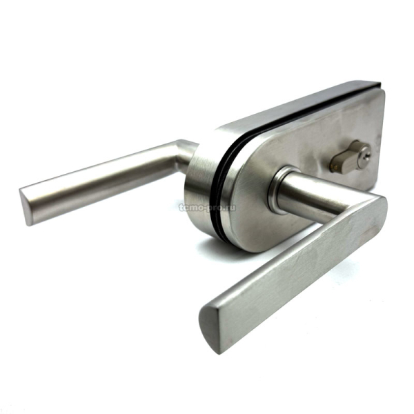 122-1601N-304 Замок с нажимной ручкой и притвором