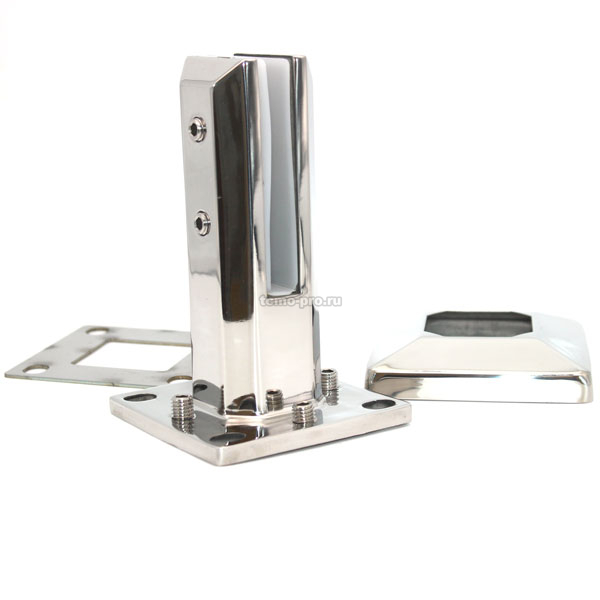 70-312-5-V Стеклодержатель (министойка) без сверления 160мм с рег на плоскости