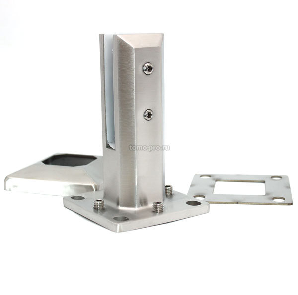 70-312-5-V Стеклодержатель (министойка) без сверления 160мм с рег на плоскости