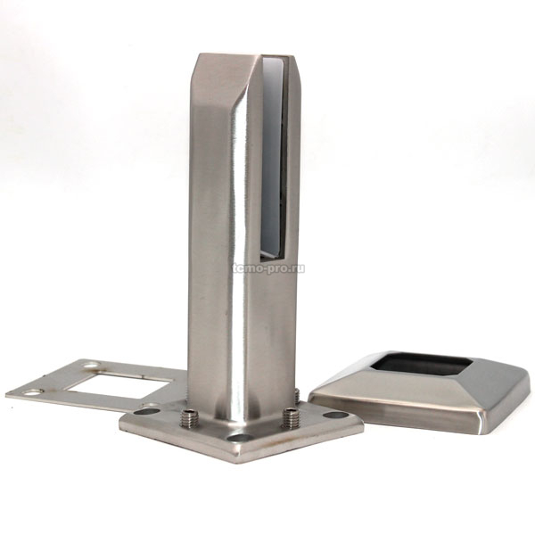 70-313-5-V Стеклодержатель министойка 200мм без сверления с рег.на плоскости