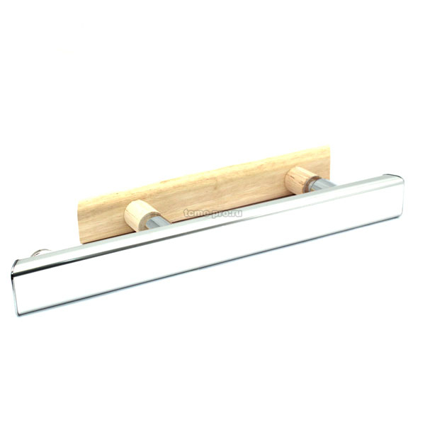 121-516 Ручка для стеклянной двери (магнит, алюминий+дерево)