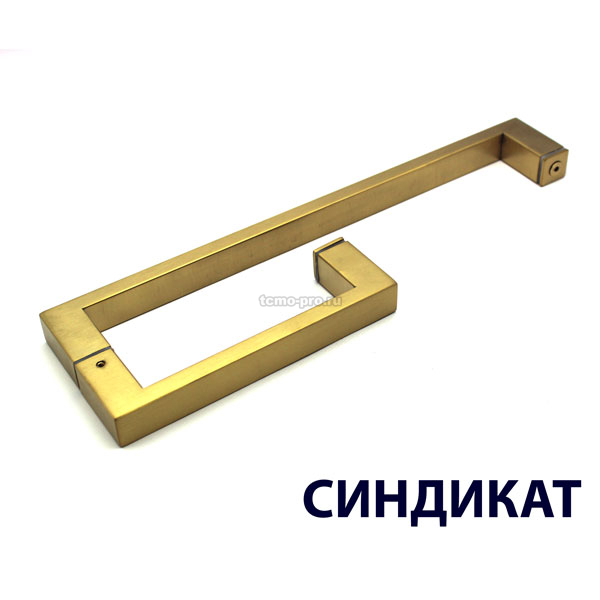 РС101 ручка-скоба двухстороняя для стеклянной двери 25х13х175х375