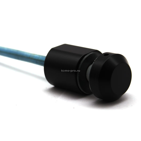 У278-40-10  Стеклодержатель торцевой 40мм Black, 40 мм, AISI 304,Black , М10х200