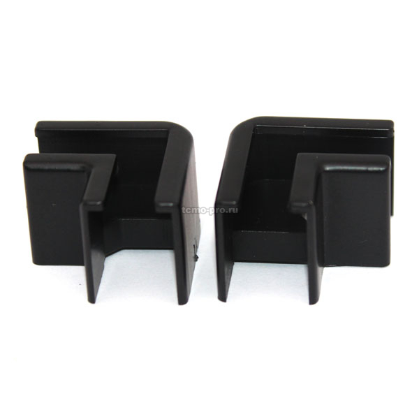 2756PL-90L-404 Уголок соединительный стекло-стекло 90 градусов для П-образного п