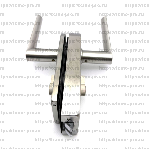 122-1601N-304 Замок с нажимной ручкой и притвором