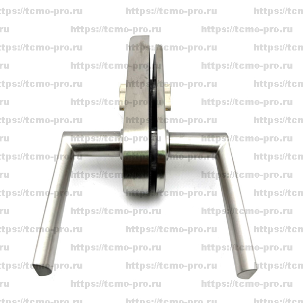 122-1601N-304 Замок с нажимной ручкой и притвором