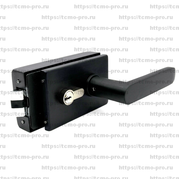 122-2001N Замок с нажимной ручкой и притвором