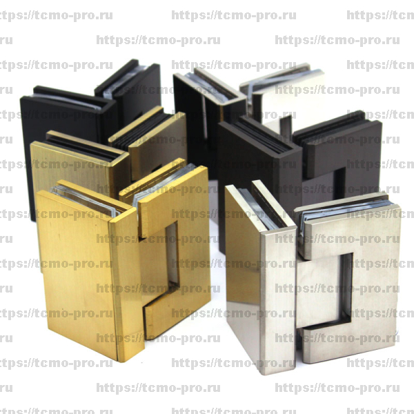 003-304JGH Стеклопетля 90 гр AISI 304 стекло-стекло