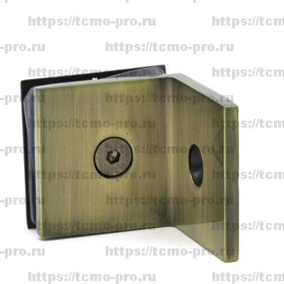 К110-71 коннектор стена-стекло 90º